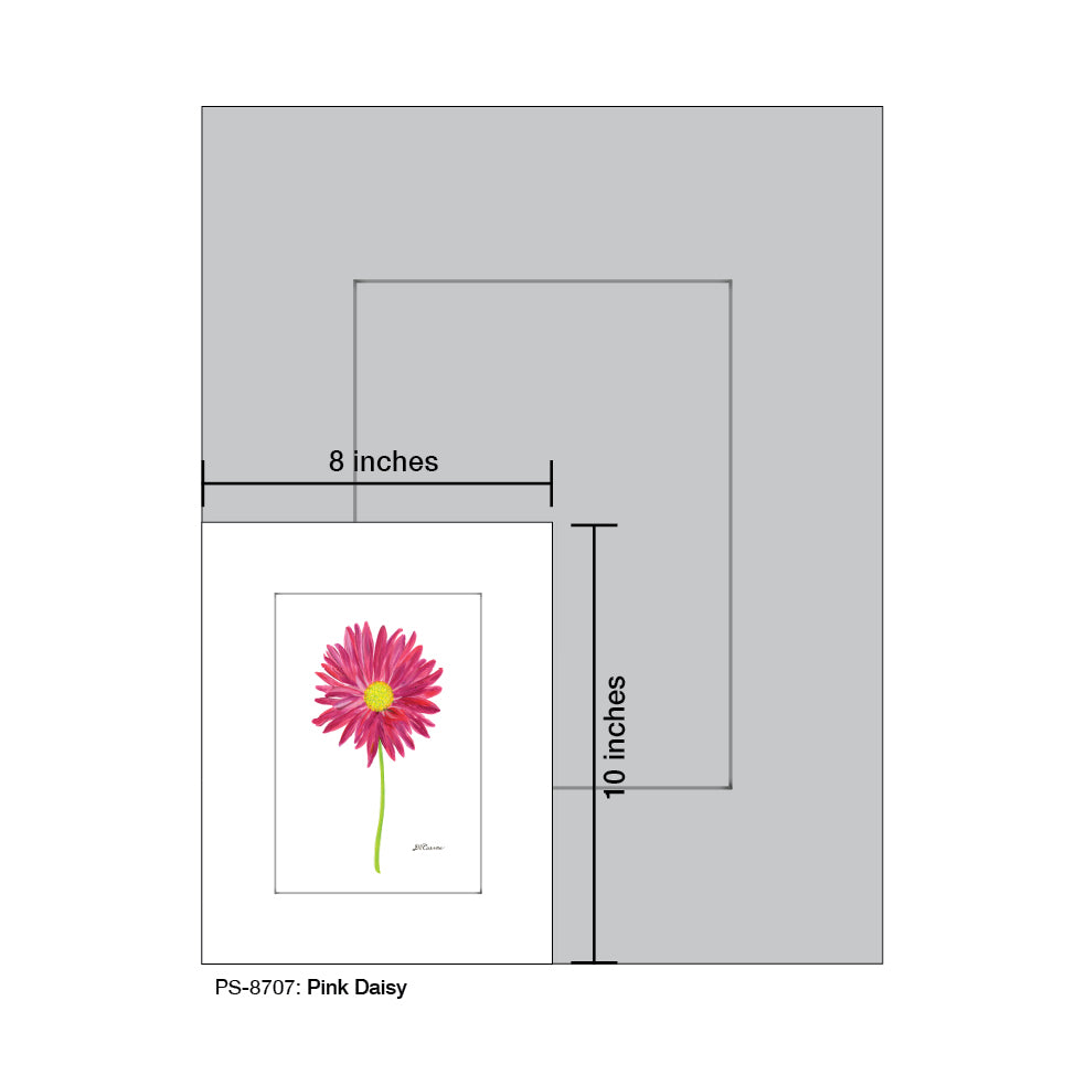 Pink Daisy, Print (#8707C) - Arte House