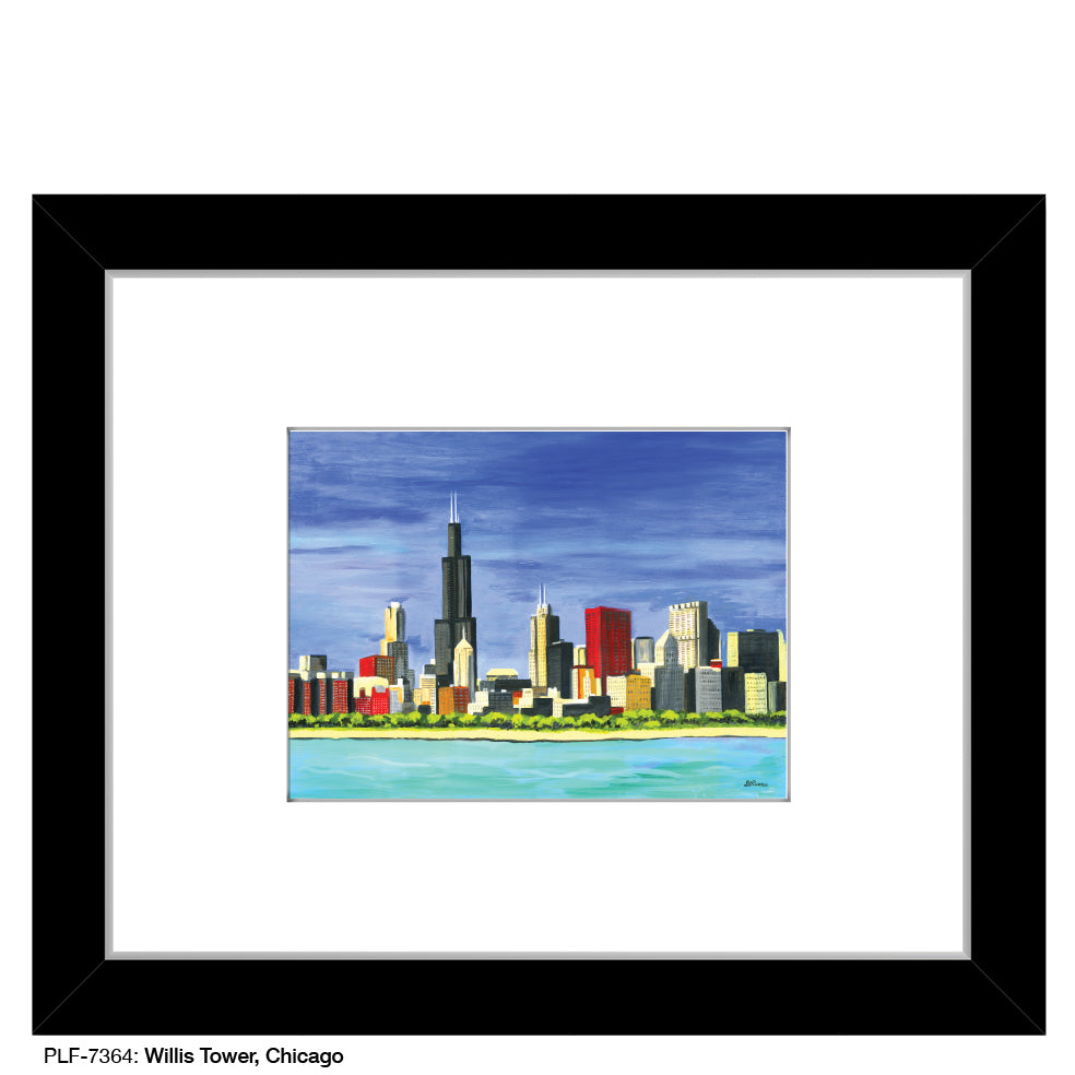 Willis Tower, Chicago, Print (#7364B) - Arte House