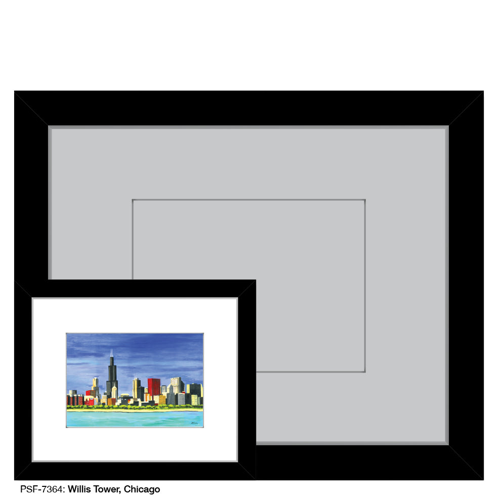 Willis Tower, Chicago, Print (#7364B) - Arte House