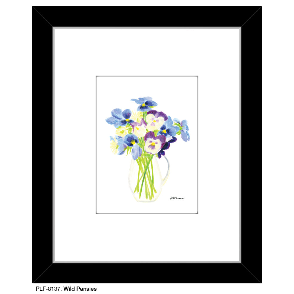 Wild Pansies, Print (#8137E) - Arte House