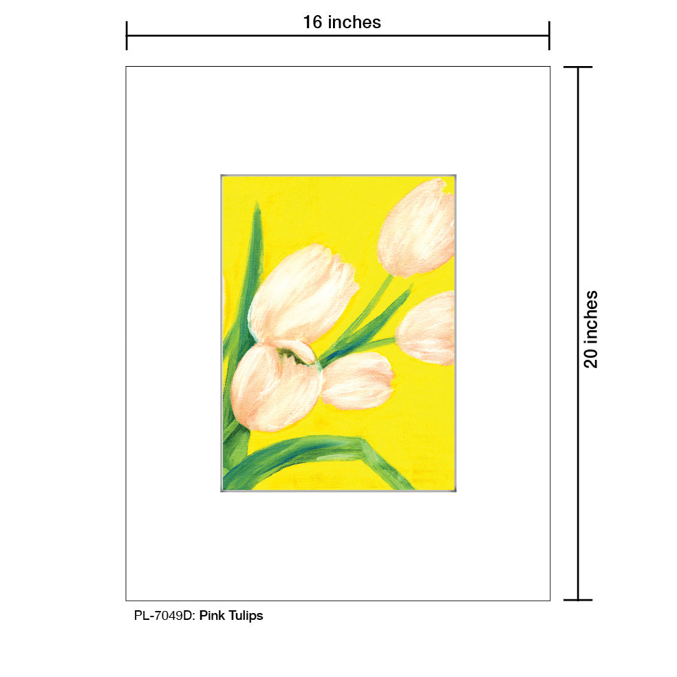 Pink Tulips, Print (#7049D) - Arte House