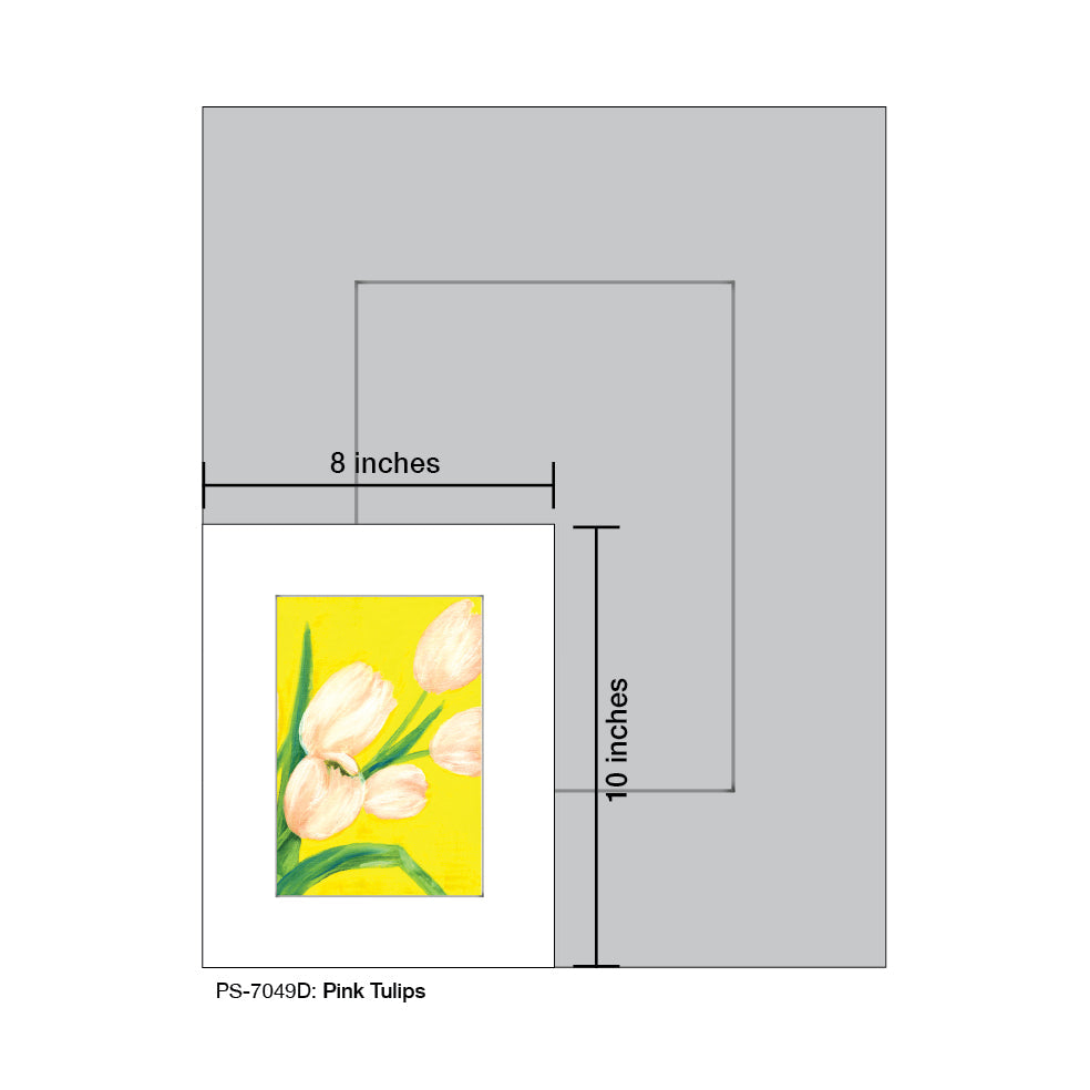 Pink Tulips, Print (#7049D) - Arte House