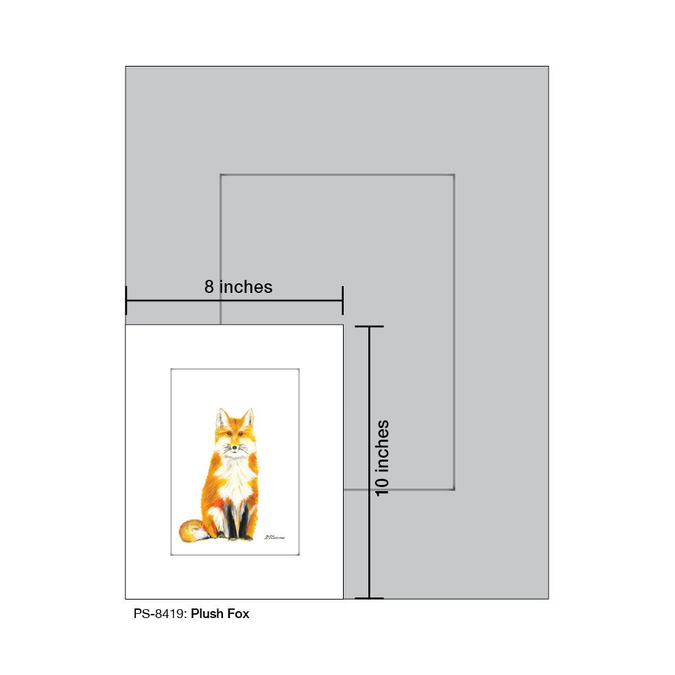 Plush Fox, Print (#8419C) - Arte House