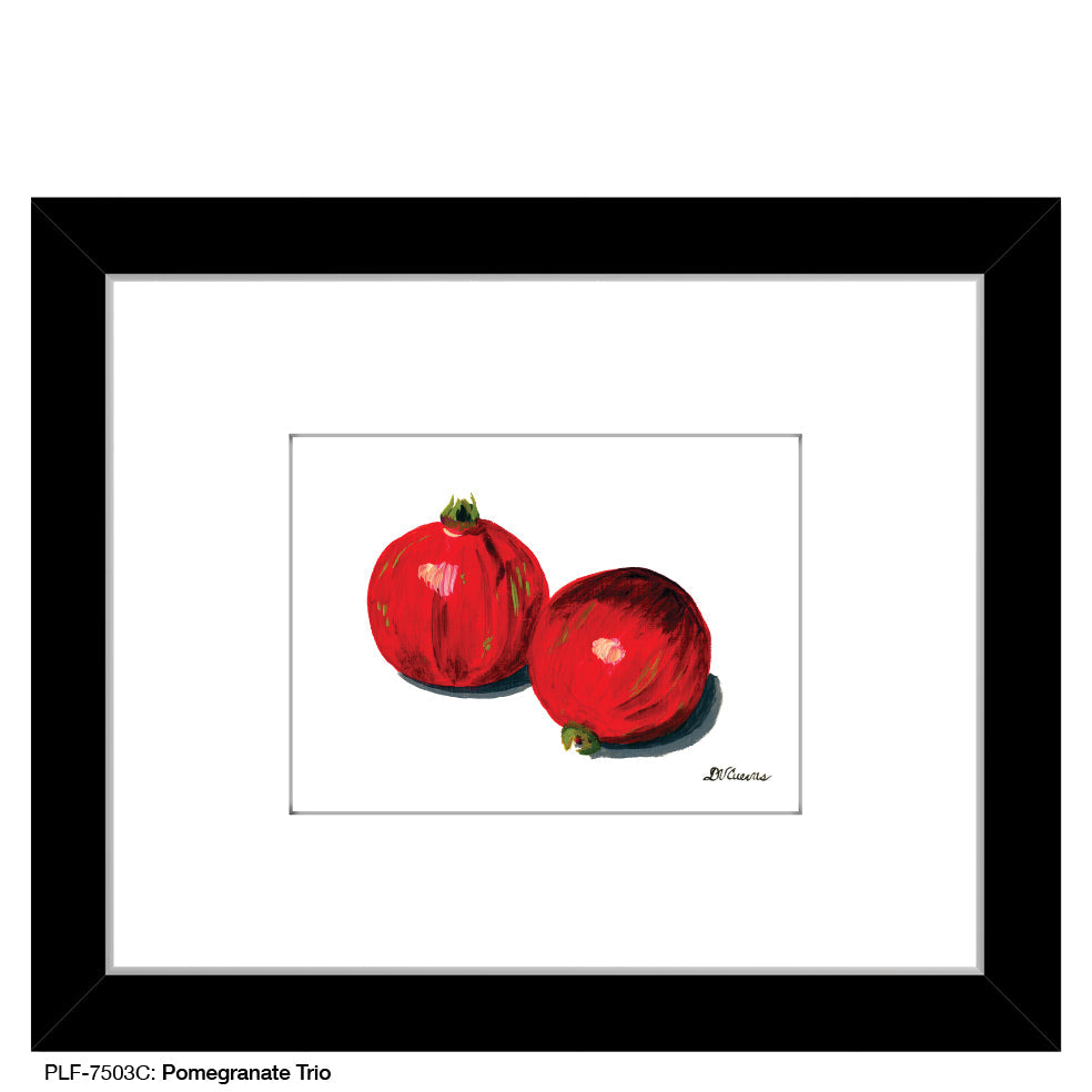Pomegranate Trio 1, Print (#7503C) - Arte House