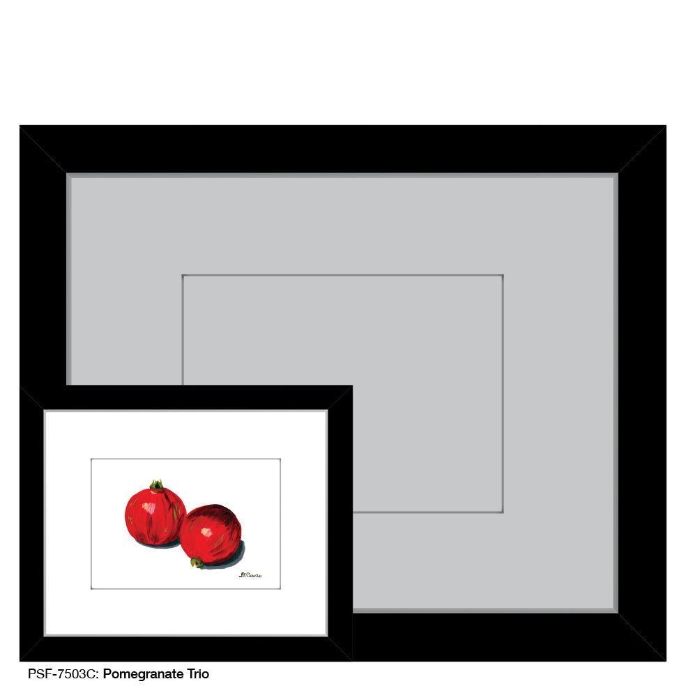 Pomegranate Trio 1, Print (#7503C) - Arte House