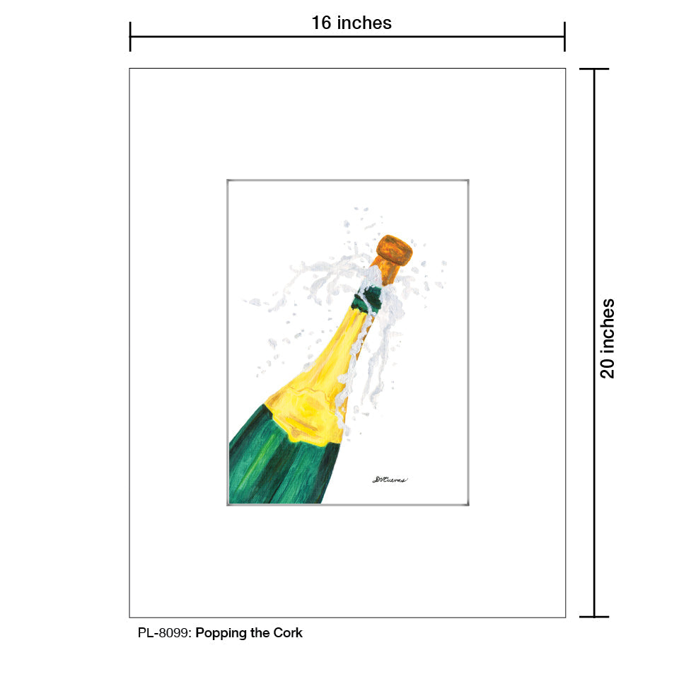 Popping the Cork, Print (#8099F) - Arte House