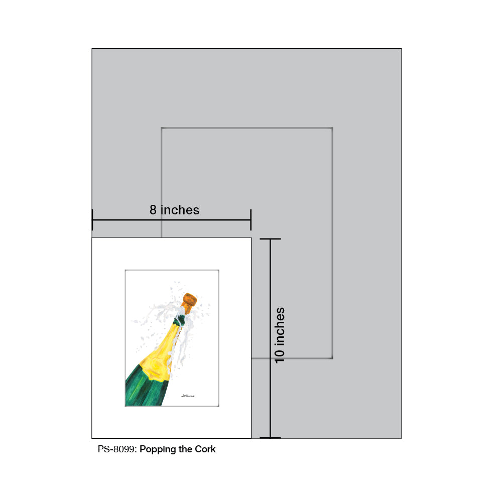 Popping the Cork, Print (#8099F) - Arte House