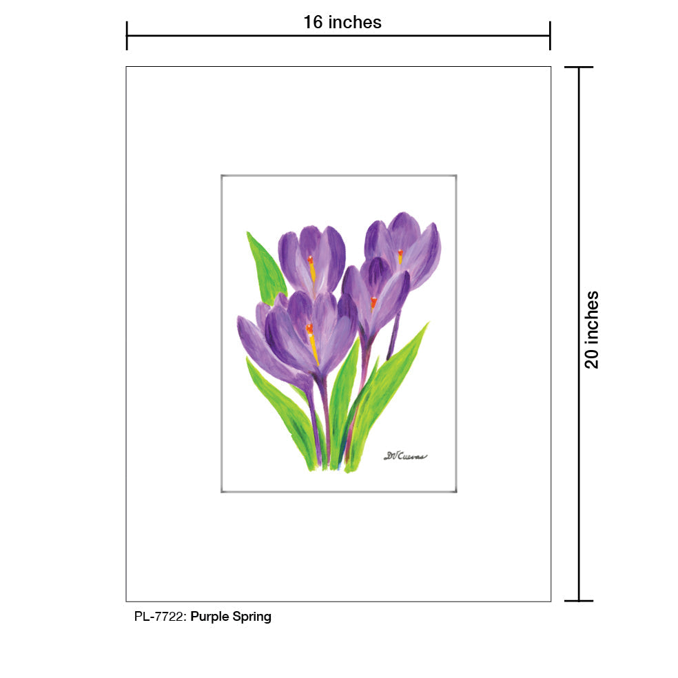 Purple Spring, Print (#7722A) - Arte House