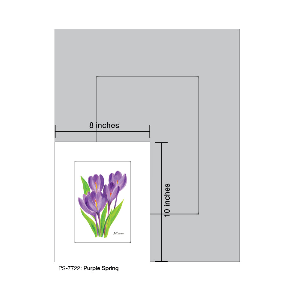 Purple Spring, Print (#7722A) - Arte House