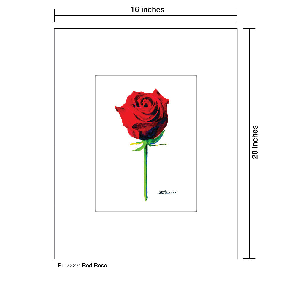 Red Rose, Print (#7227A) - Arte House