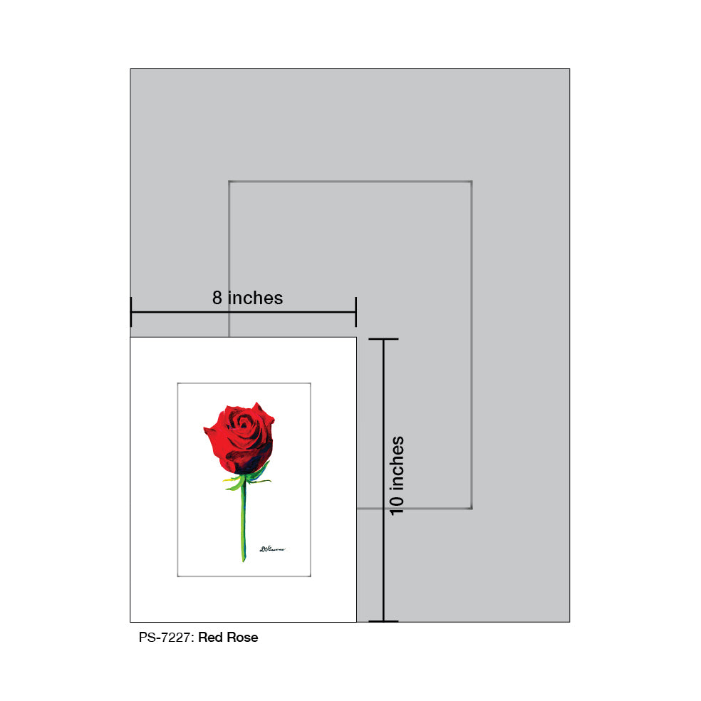 Red Rose, Print (#7227A) - Arte House