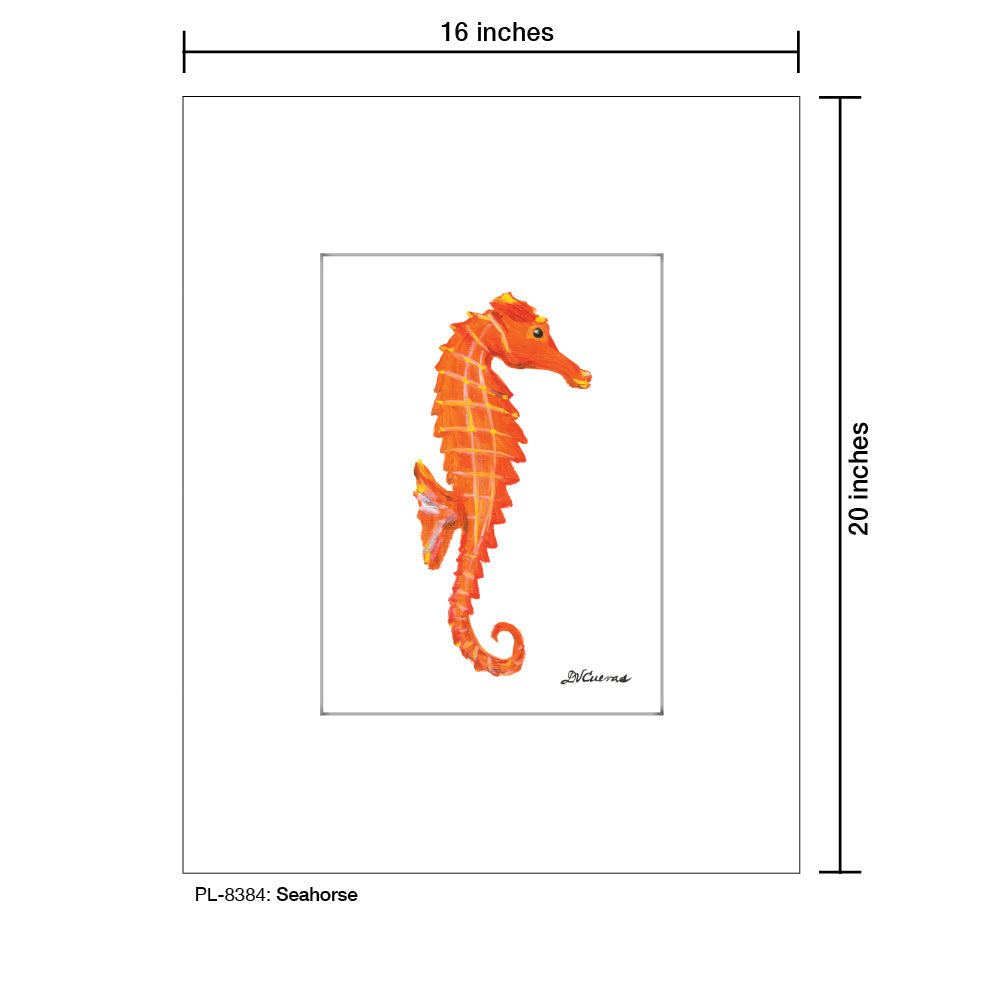Seahorse, Print (#8384B) - Arte House