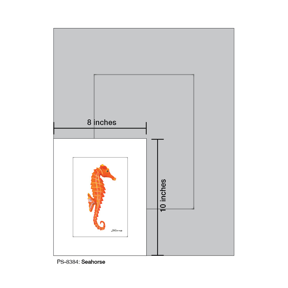 Seahorse, Print (#8384B) - Arte House
