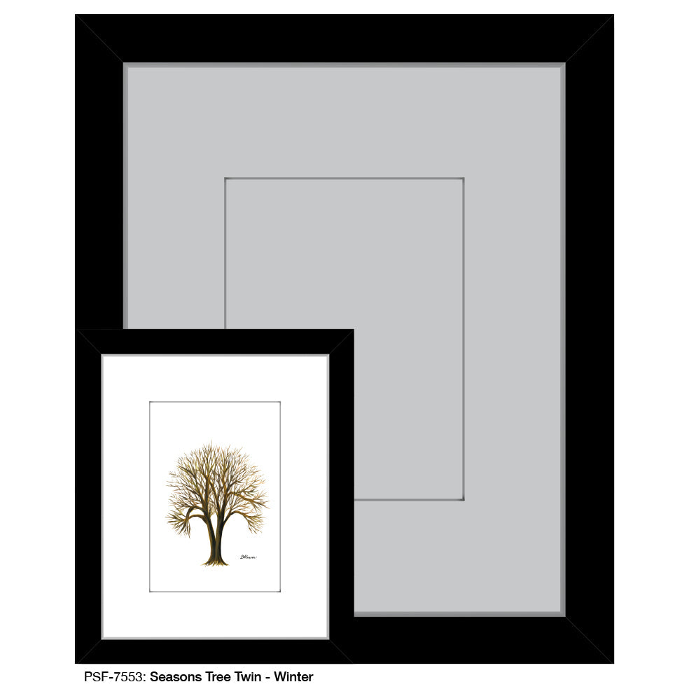 Seasons Tree Twin, Print (#7553A)