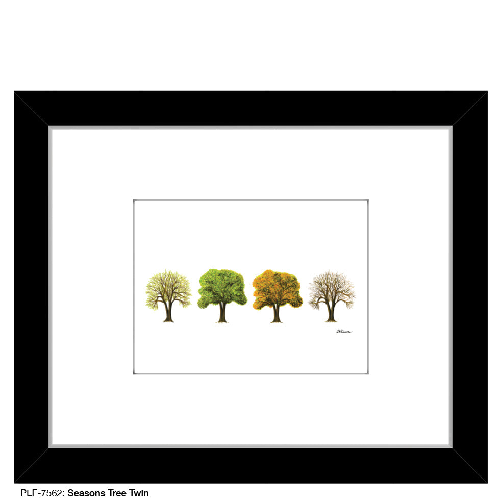 Seasons Tree Twin, Print (#7562A) - Arte House