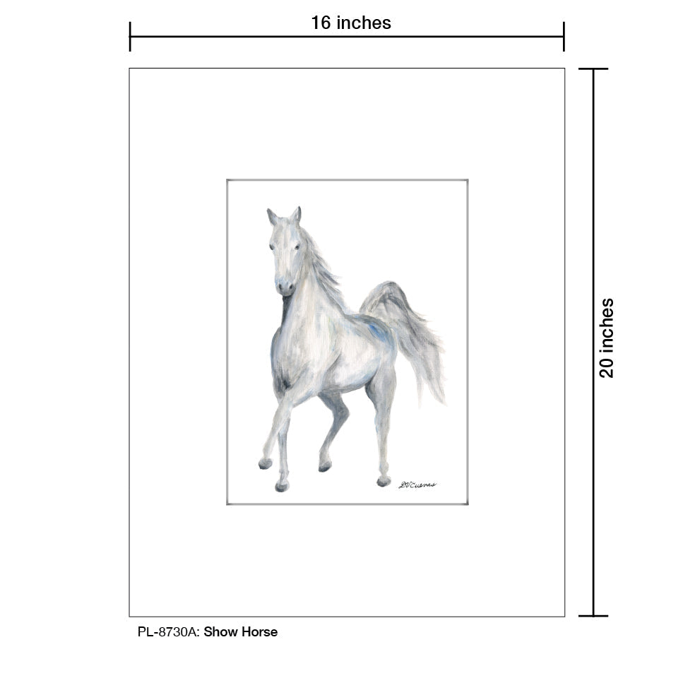 Show Horse, Print (#8730A) - Arte House