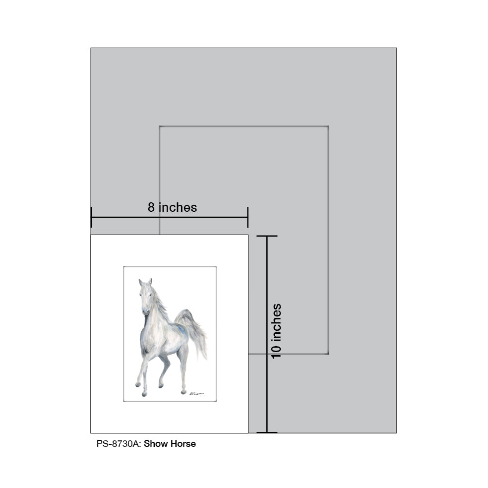 Show Horse, Print (#8730A) - Arte House