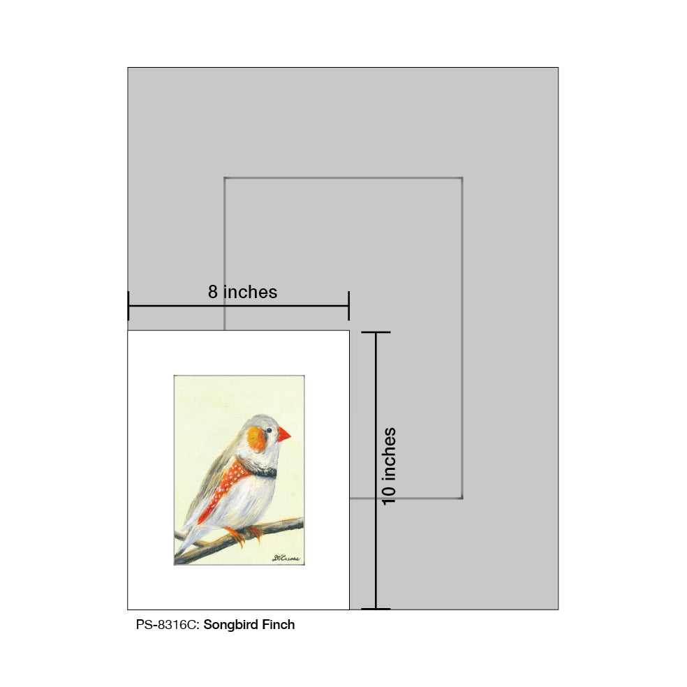 Songbird Finch, Print (#8316C) - Arte House