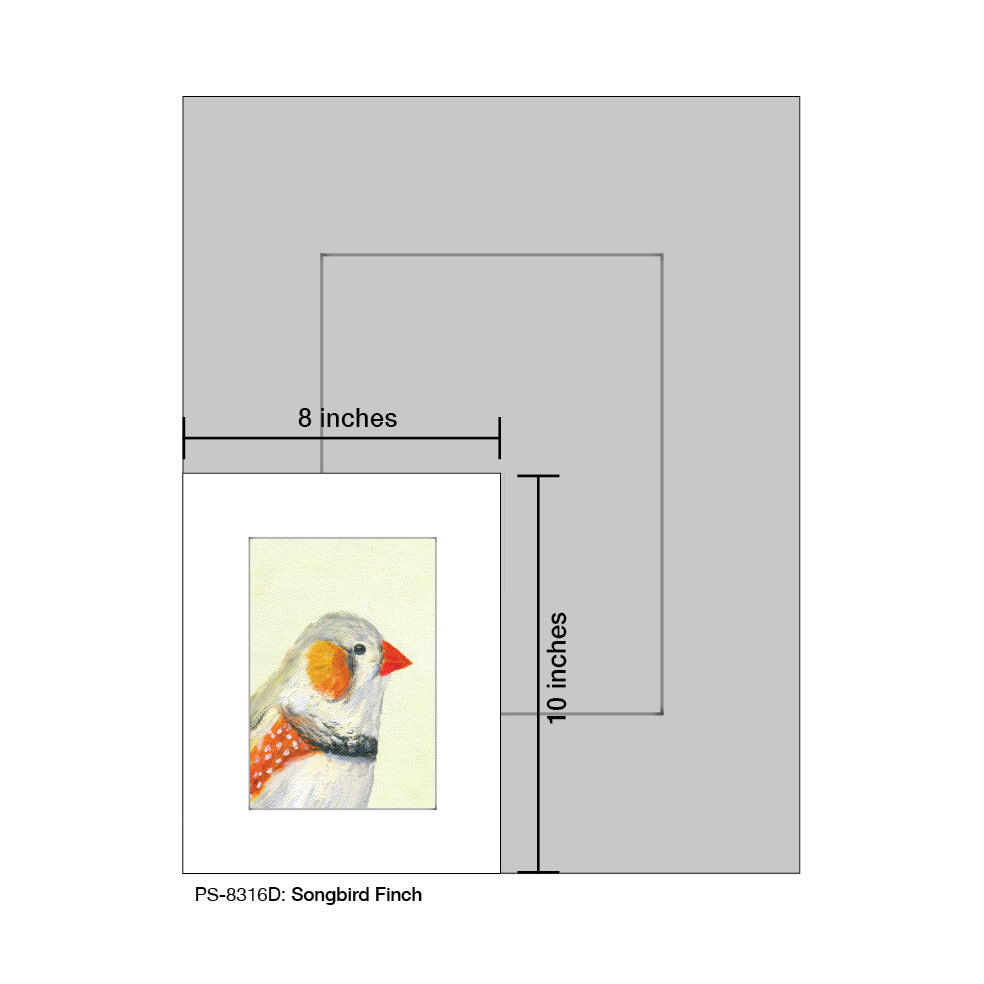 Songbird Finch, Print (#8316D) - Arte House