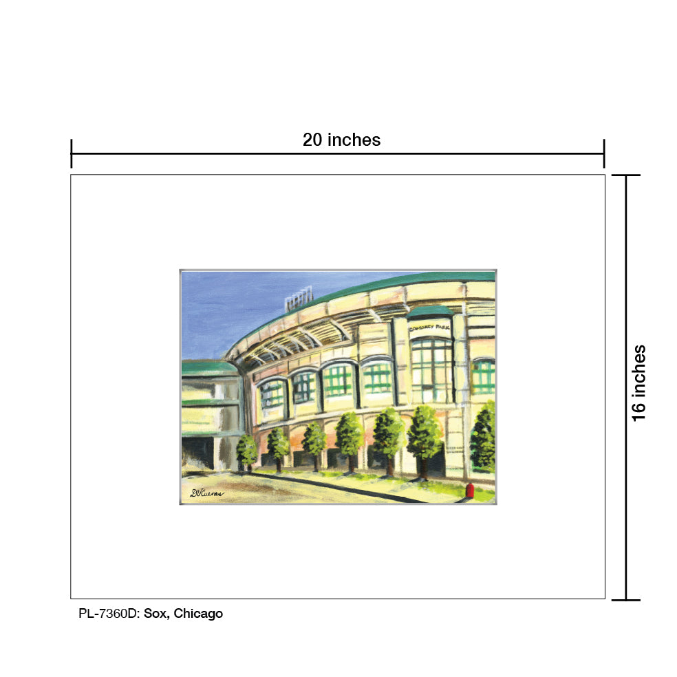 Sox, Chicago, Print (#7360D) - Arte House