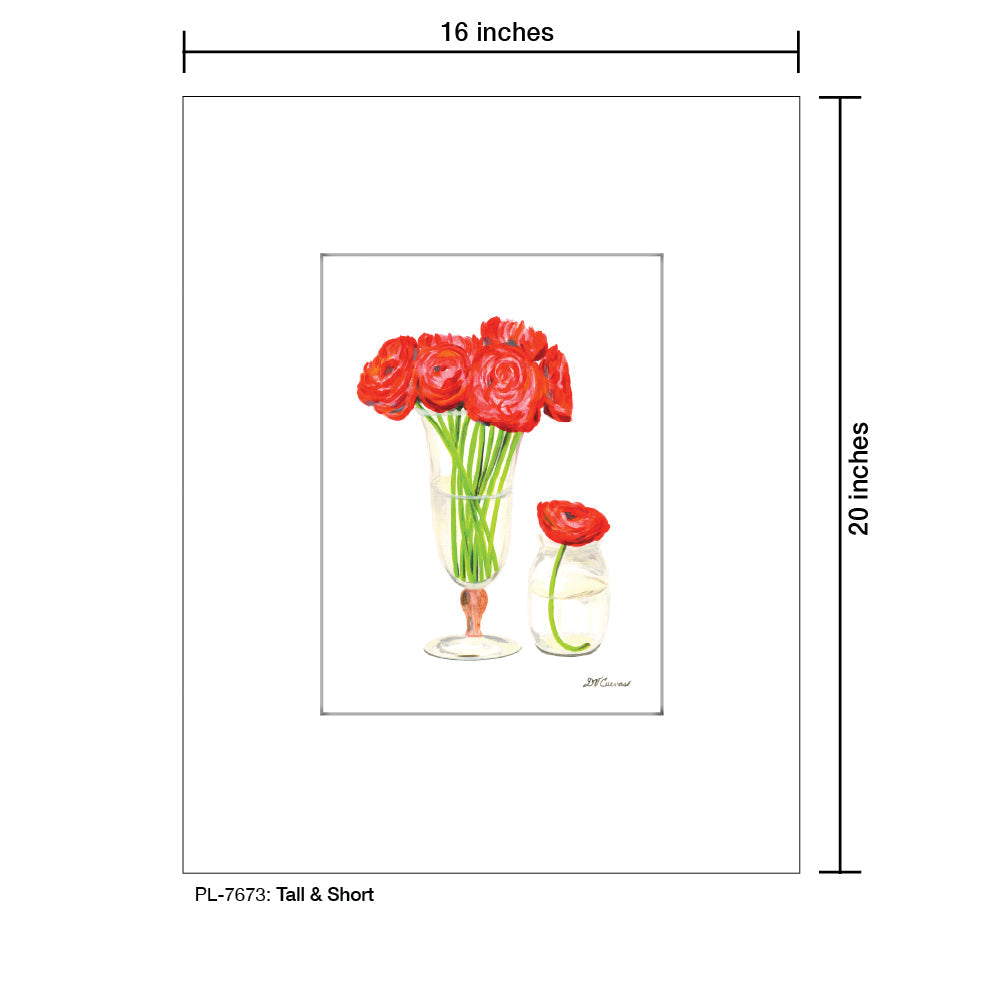 Tall & Short, Print (#7673A) - Arte House