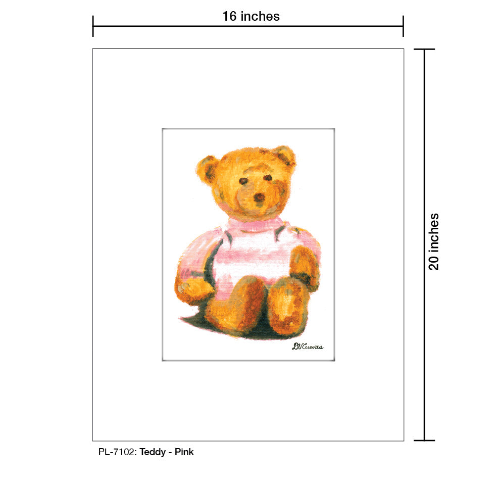 Teddy - Pink, Print (#7102A) - Arte House