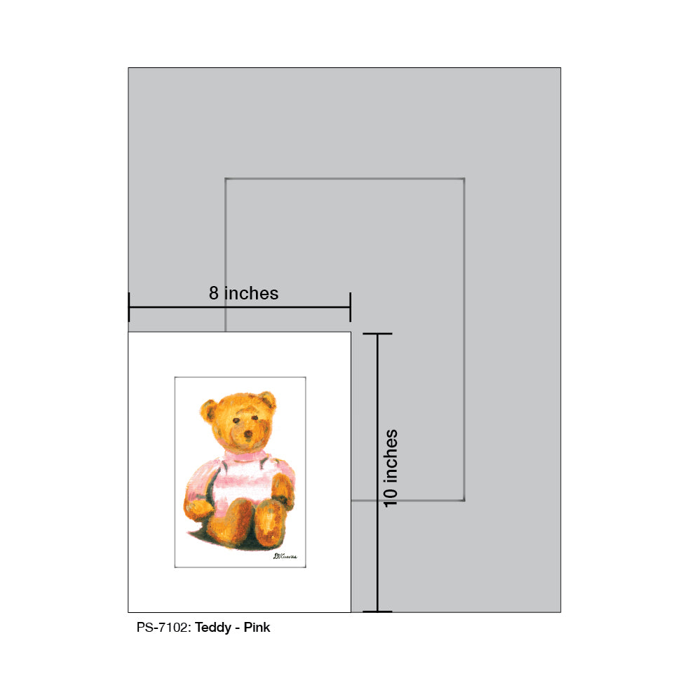Teddy - Pink, Print (#7102A) - Arte House