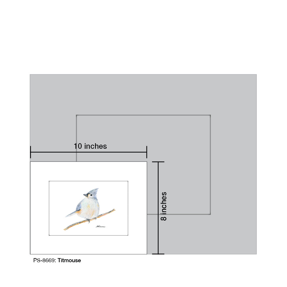Titmouse, Print (#8669A) - Arte House