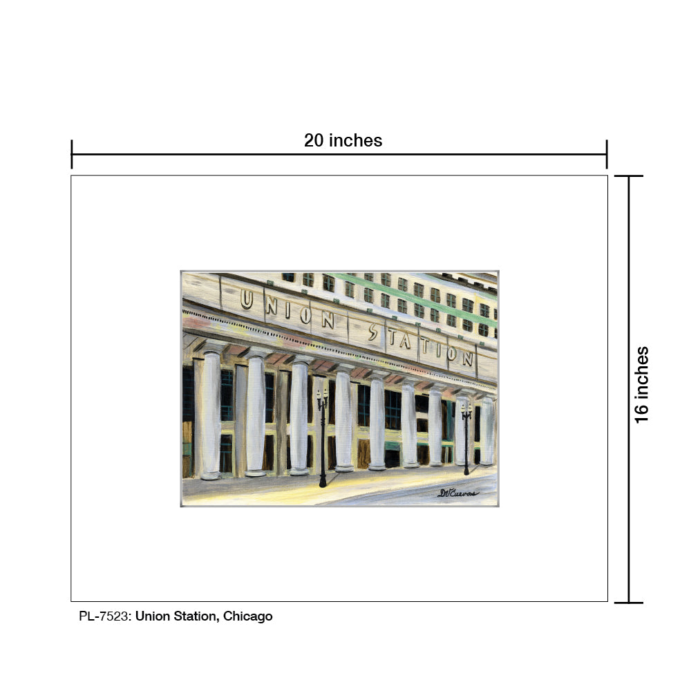 Union Station, Chicago, Print (#7523A) - Arte House