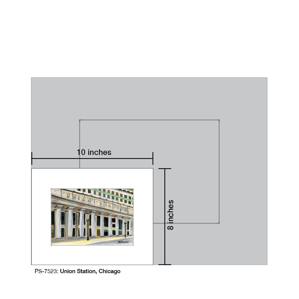 Union Station, Chicago, Print (#7523A) - Arte House