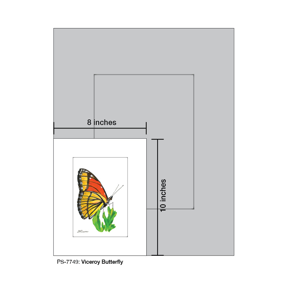 Viceroy Butterfly, Print (#7749B) - Arte House