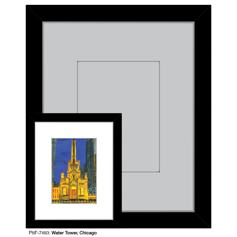 Water Tower, Chicago, Print (#7483A) - Arte House