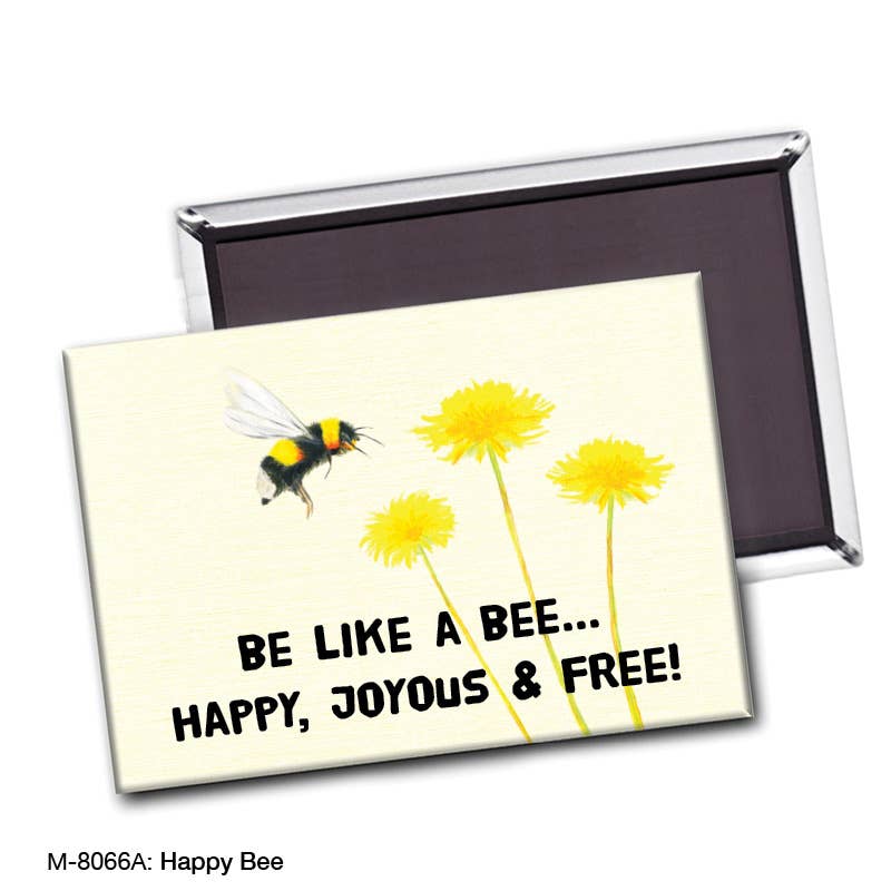 Happy Bee, Magnet (M-8066A) - Arte House