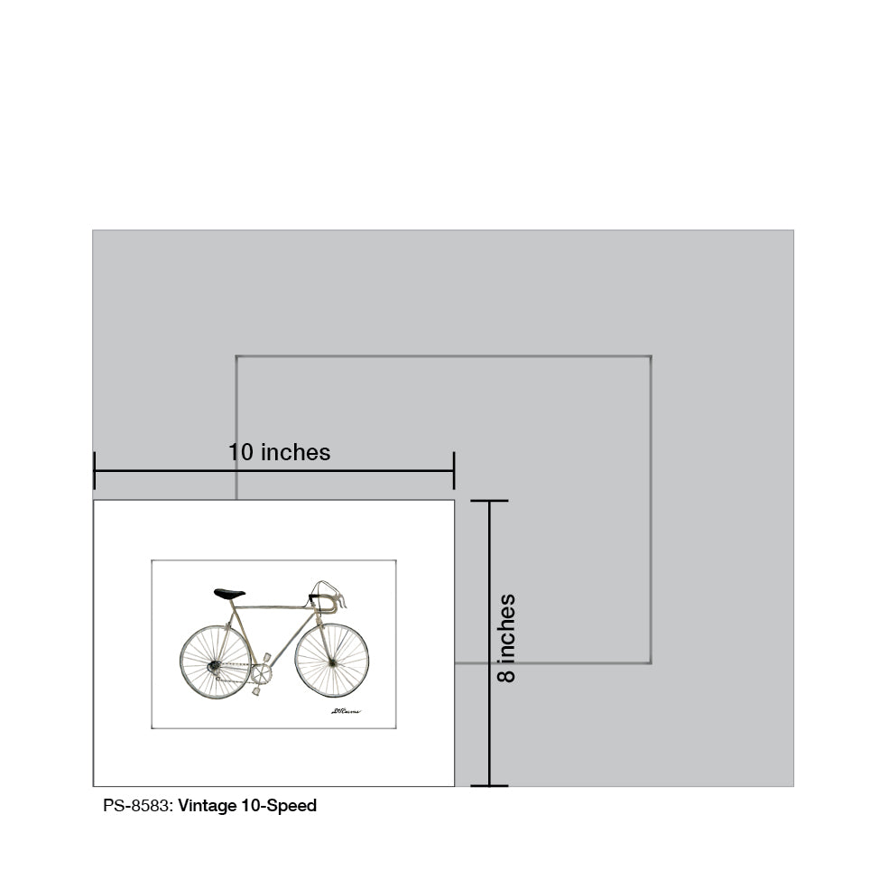 Vintage 10-Speed, Print (#8583B) - Arte House