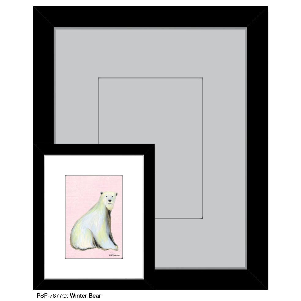 Winter Bear, Print (#7877Q) - Arte House