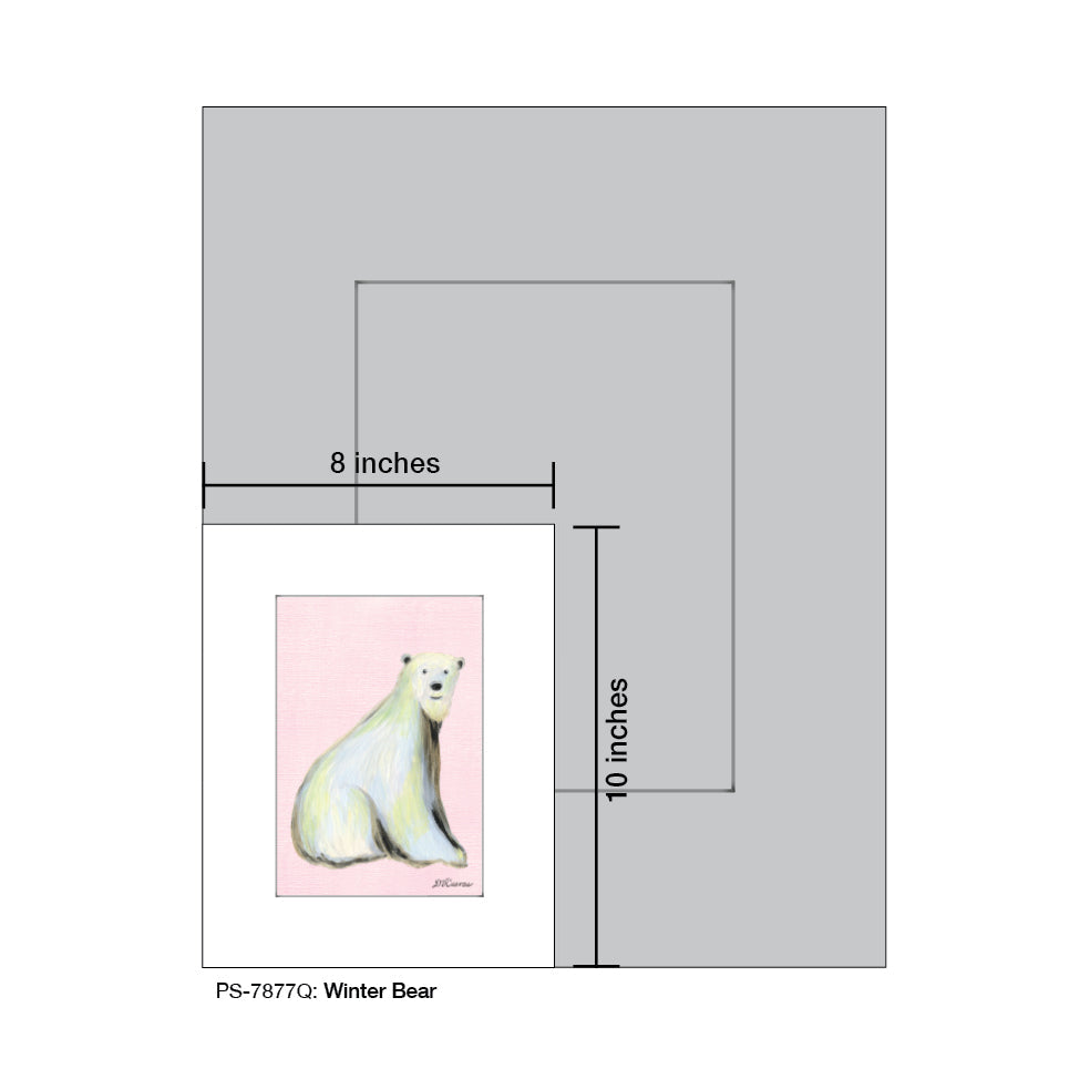 Winter Bear, Print (#7877Q) - Arte House