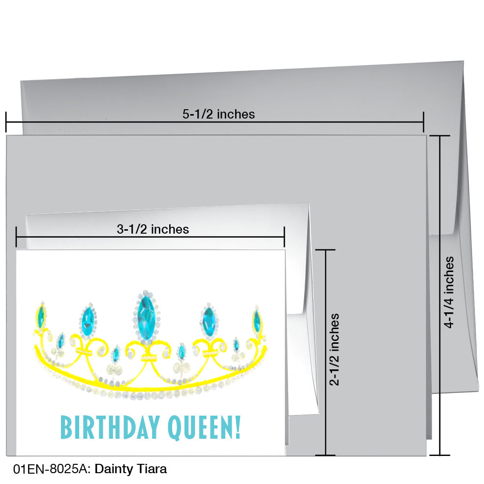 Dainty Tiara, Greeting Card (8025A) - Arte House