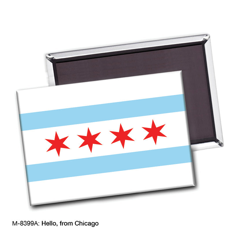 Hello, from Chicago, Magnet (M-8399A) - Arte House