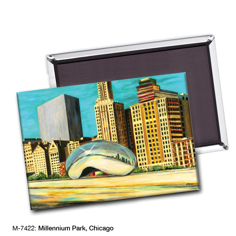 Millennium Park, Chicago, Magnet (M-7422K) - Arte House