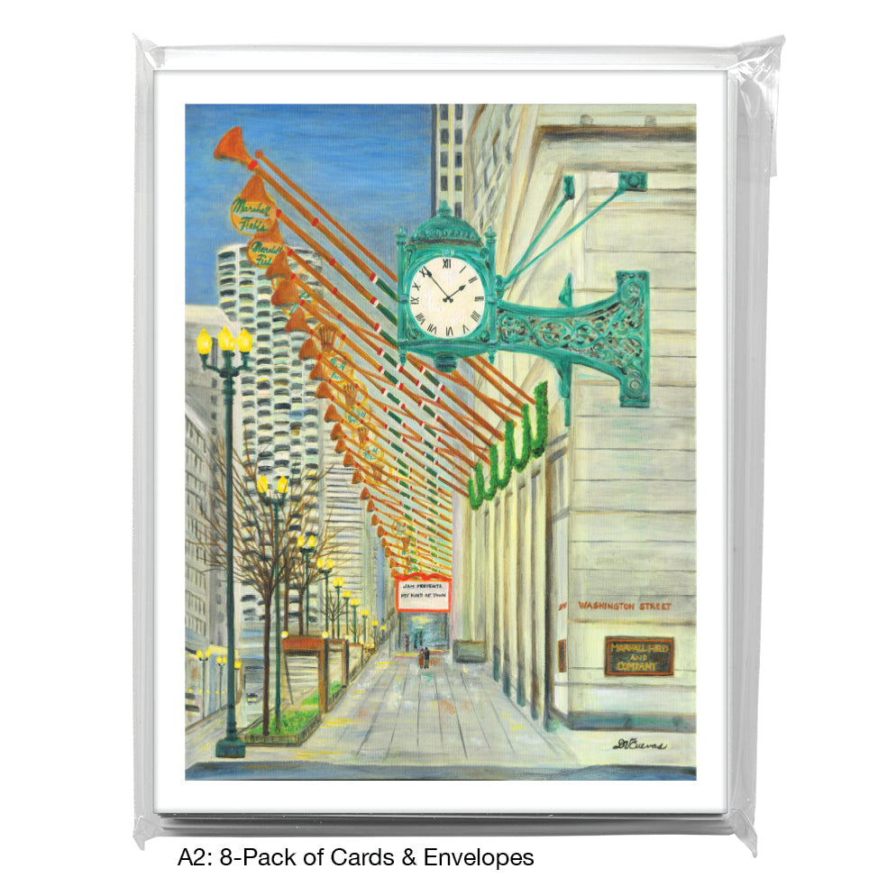 State Street, Chicago, Greeting Card (8503A) - Arte House