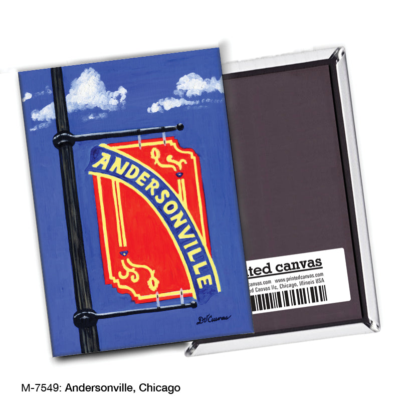 Andersonville, Chicago, Magnet (M-7549A) - Arte House