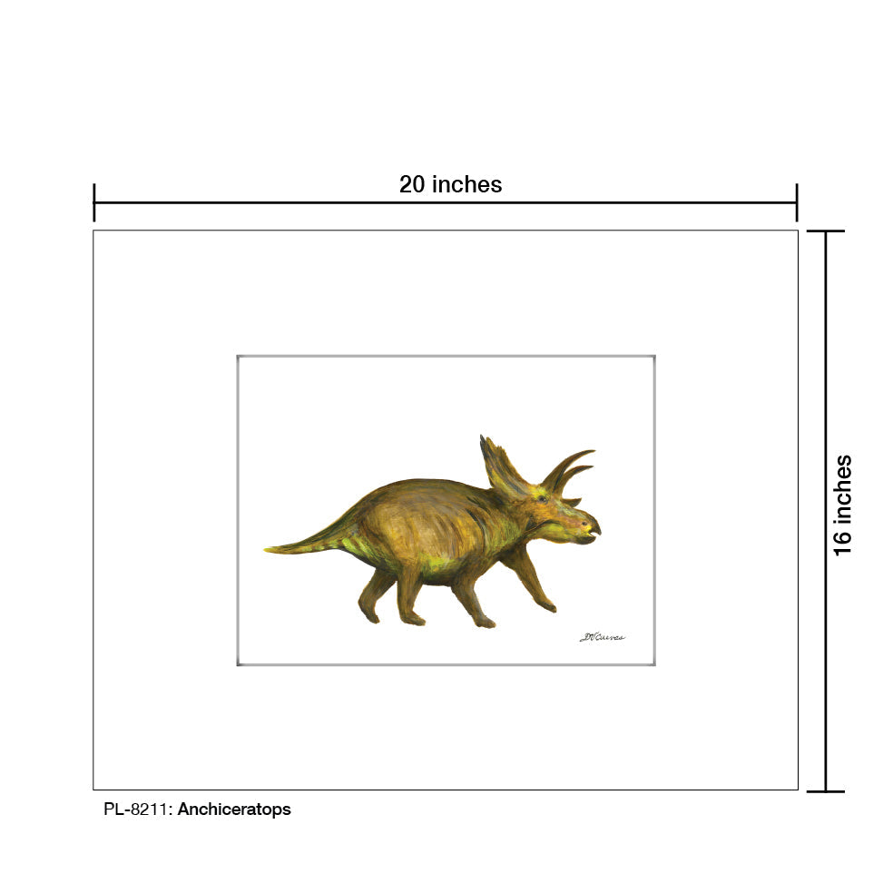 Anchiceratops, Print (#8211A) - Arte House