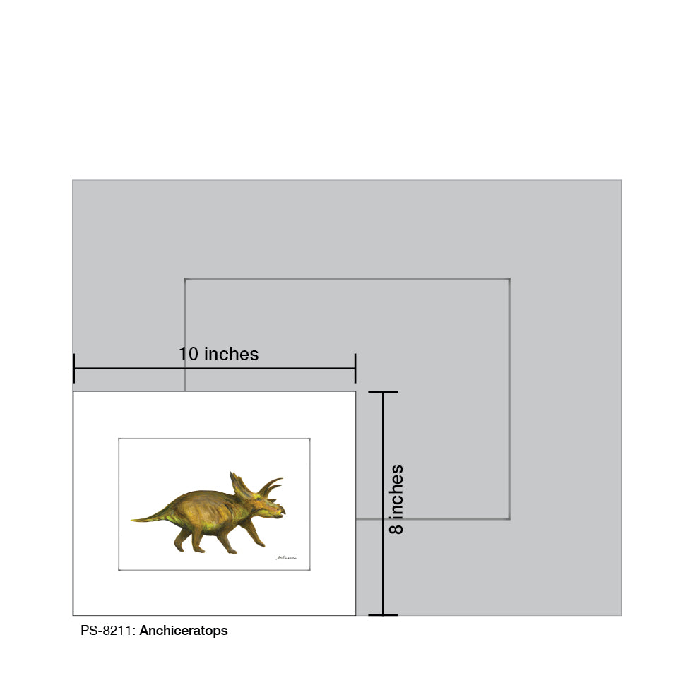 Anchiceratops, Print (#8211A) - Arte House