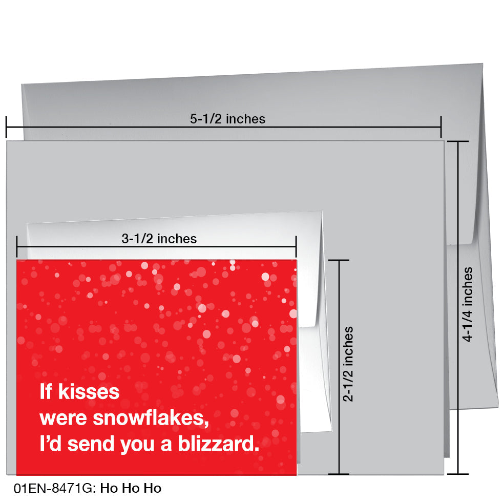 Ho Ho Ho, Greeting Card (8471G) - Arte House