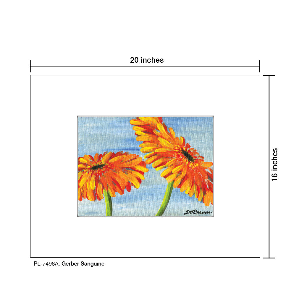 Gerber Sanguine, Print (#7496A) - Arte House