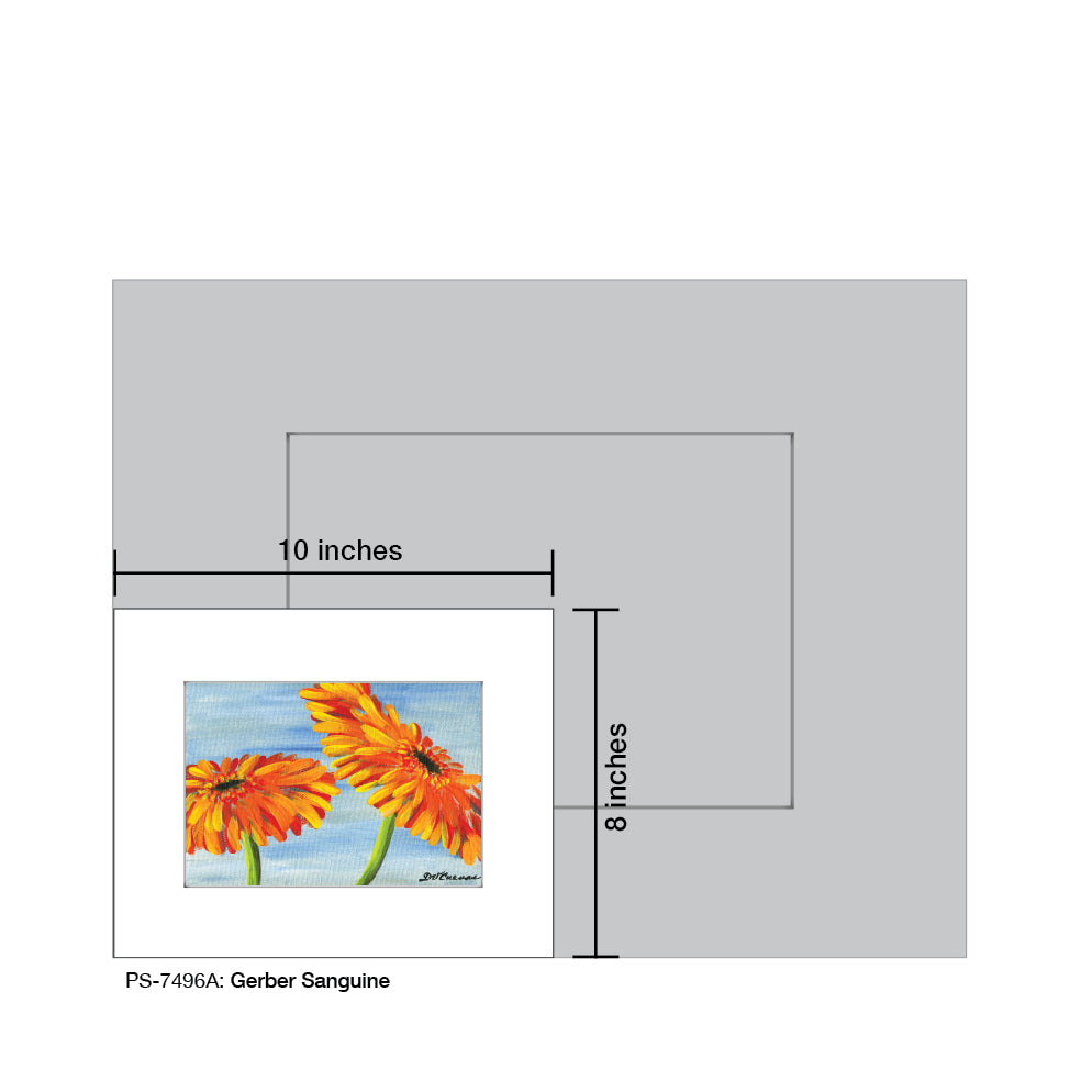 Gerber Sanguine, Print (#7496A) - Arte House
