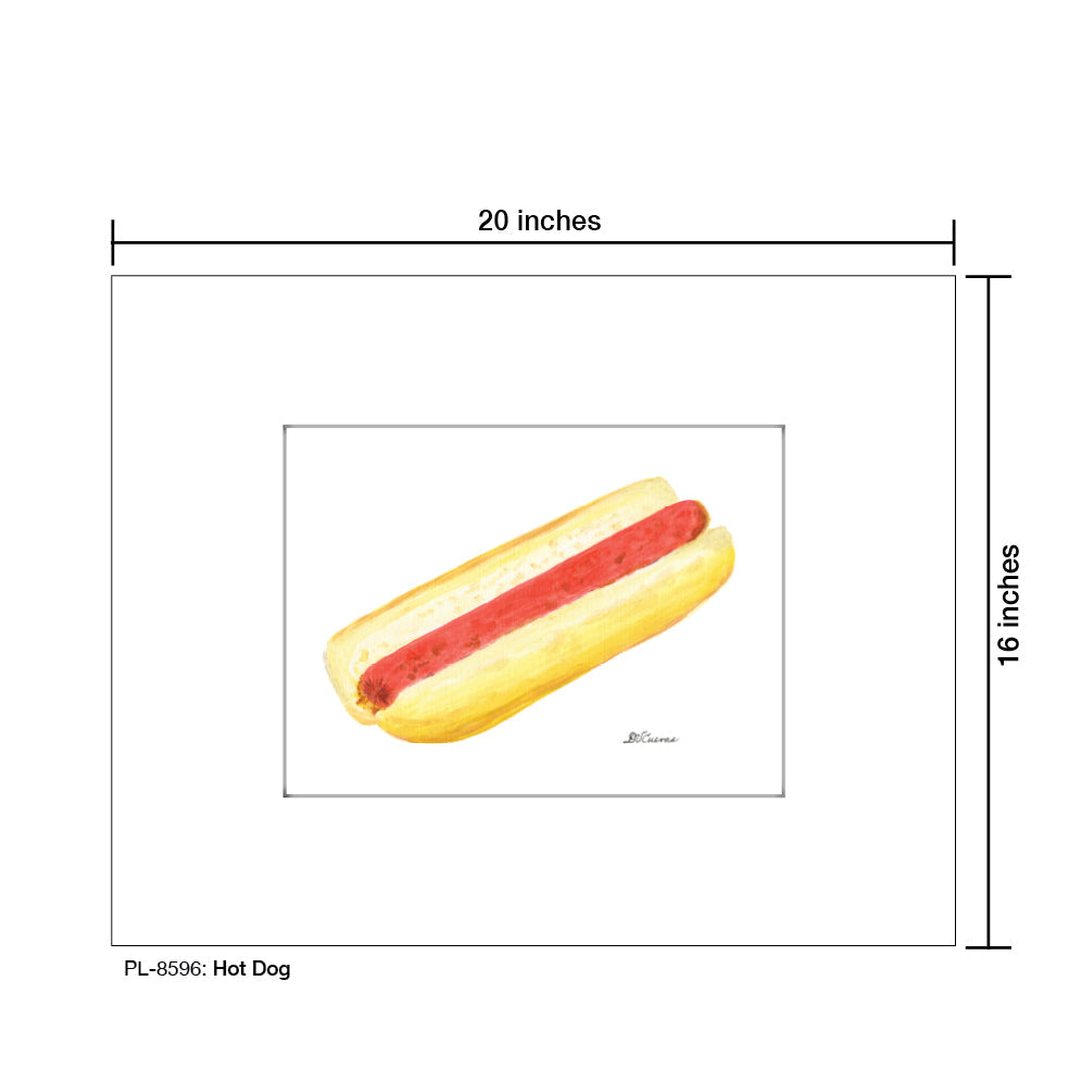 Hot Dog, Print (#8596B) - Arte House