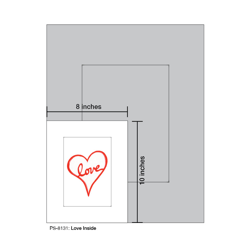 Love Inside, Print (#8131A)