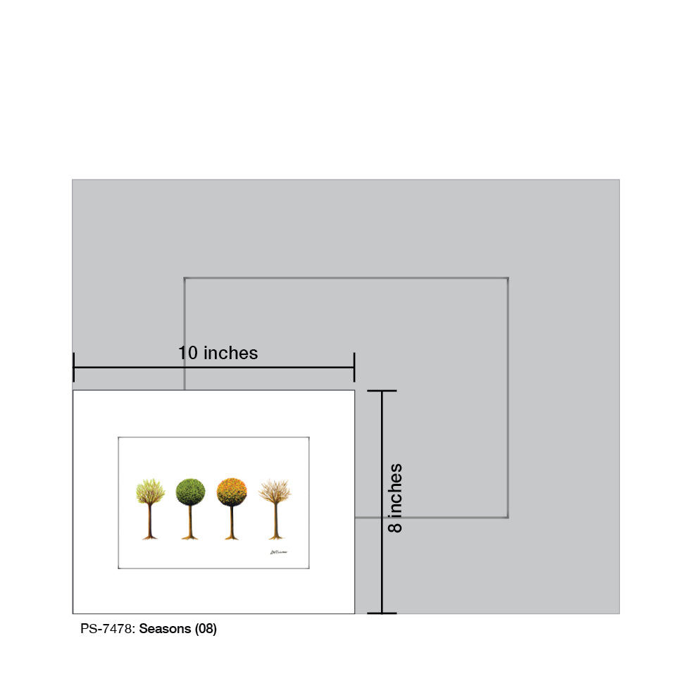 Seasons (08), Print (#7478B) - Arte House