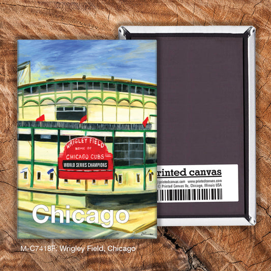 Wrigley Field, Chicago, Magnet (M-7418F)